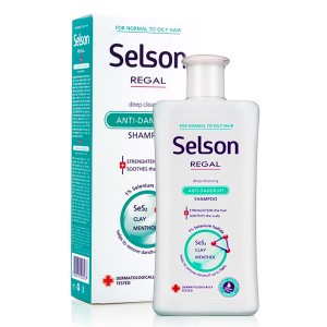 Дълбоко почистващ шампоан за мазна коса против пърхот Regal Selson – Rosa Impex